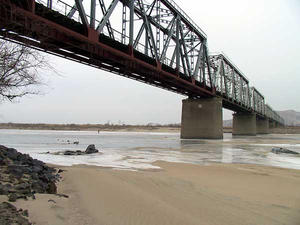 Мост Дружбы через реку Туманную (Туманган). 